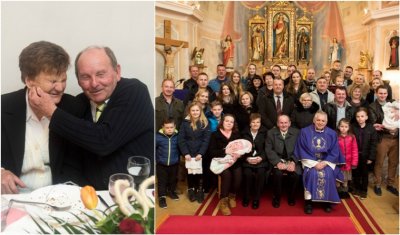 DIJAMANTNI PIR Ljubica i Dragutin Grđan iz Osečke proslavili 60 godina braka