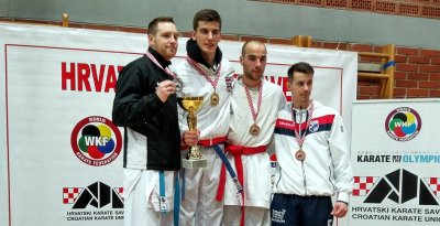 Enes Garibović (drugi s lijeva) ponovno je pokazao da je najbolji u državi