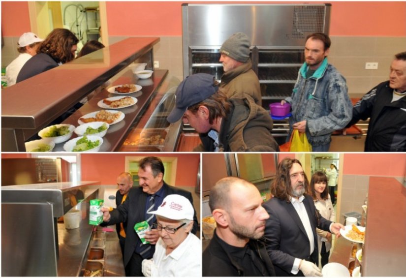 FOTO Biskup Mrzljak u pučkoj kuhinji: U našem Gradu Varaždinu nitko ne smije biti gladan
