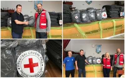 Crveni križ Varaždinske županije donirao 40 deka i 20 vreća za spavanje Općini Breznički Hum
