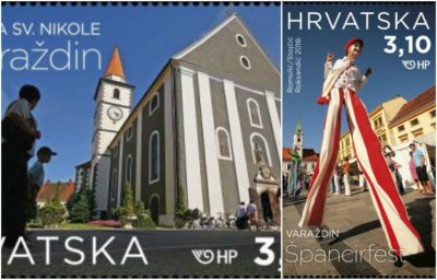 Špancirfest i crkva sv. Nikole na poštanskim markama