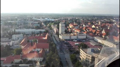 FOTO, VIDEO Prelet zrakoplova upotpunio nezaboravni doček Zlatka Dalića u Varaždinu