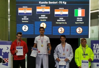 Enes Garibović zlatni na 7. međunarodnom Zagreb karate Kupu