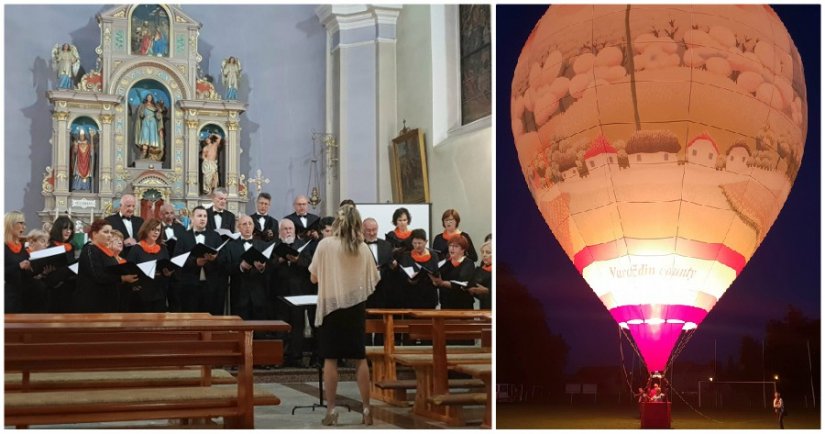 Ove subote balon letio u Vidovcu, održan i koncert Varaždinskog obrtničkog glazbenog društva
