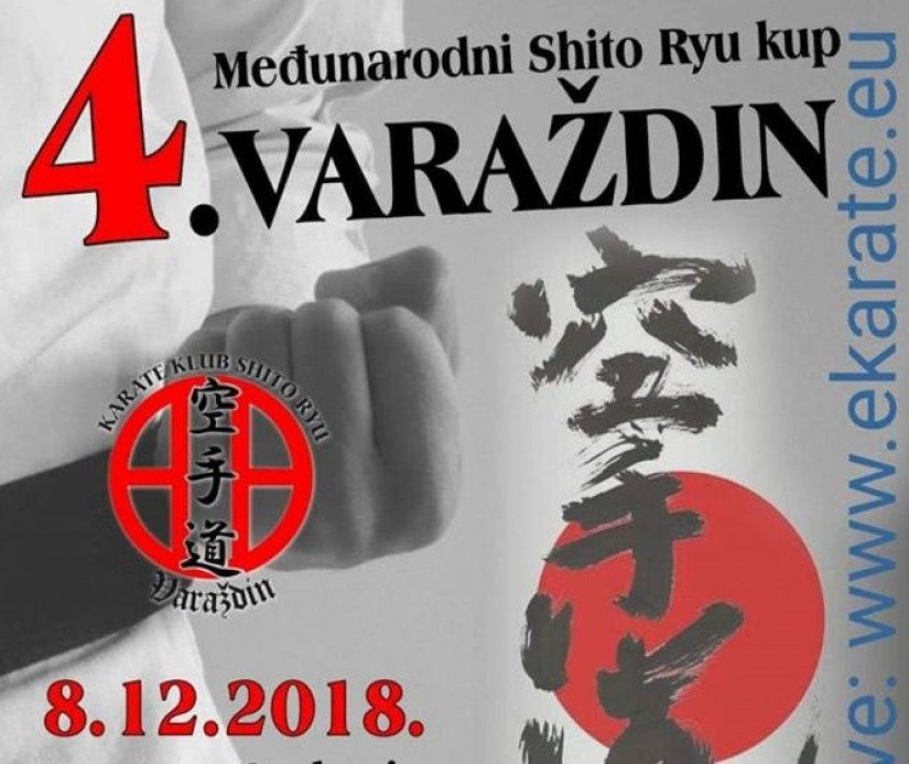 U varaždinskom Graberju sutra 4. Međunarodni Shito Ryu kup Varaždin