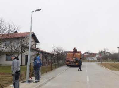 Postavljena javna rasvjeta u Ulici Franje Bužanića u Turčinu