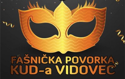 U nedjelju se pridružite fašničkoj povorci KUD-a Vidovec