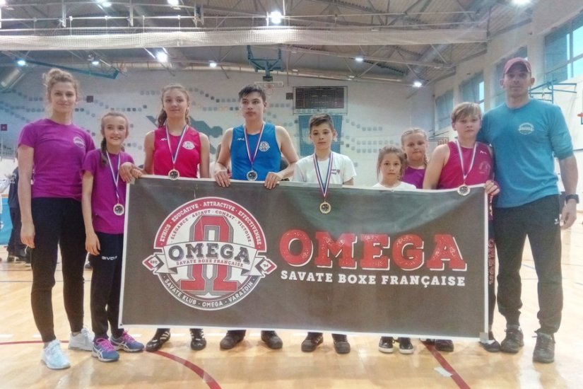 Omegi Varaždin četiri naslova prvaka na Prvenstvu Hrvatske za kadete u savateu