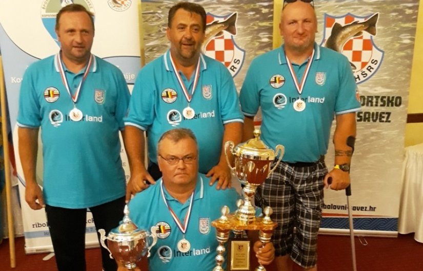 Seniori Športsko ribolovnog kluba Varaždin-Interland Marcel Van den Eynde