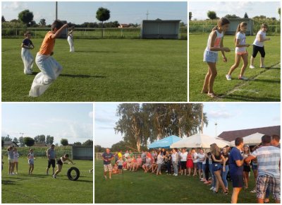 FOTO Na seoskim igrama u Kapeli Podravskoj mladi i stari: gurao se kotač i skakalo u vreći