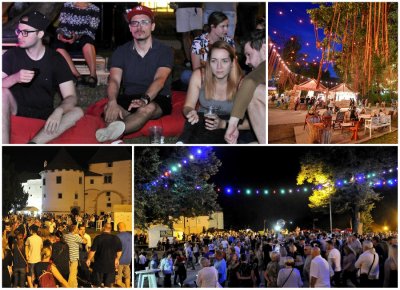 Kvart zona Špancirfesta na prostoru ispred Starog grada nudi obilje glazbe i samo zabavu