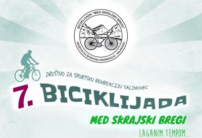 DŠR Salinovec organizira tradicionalnu 8. biciklijadu &quot;Med skrajski bregi&quot;