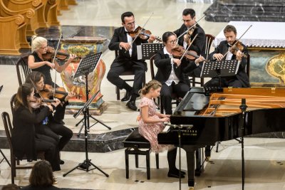 Za kraj Varaždinskih baroknih večeri učenici Glazbene škole nastupili uz Varaždinski komorni orkestar