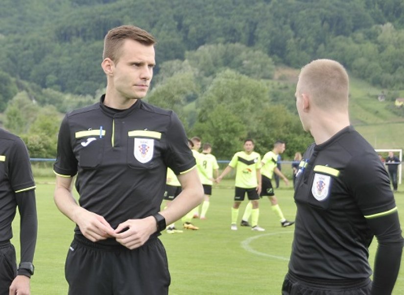 Varaždinski nogometni sudac Ivan Slunjski sudio je subotnji susret 3. HNL Sjever između Graničara i Tehničara