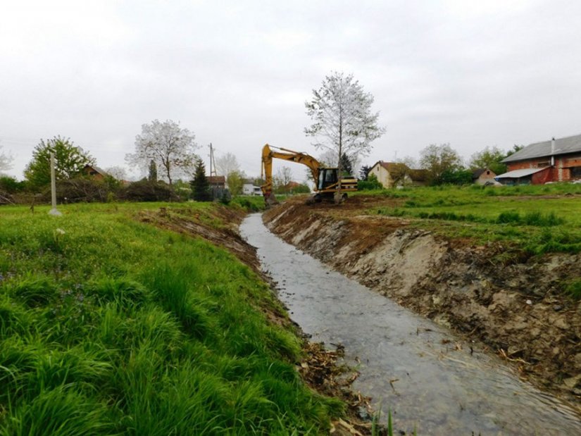 Počinje regulacija i čišćenje potoka Mozdernjak u Donjem Knegincu