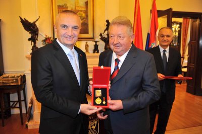 Stjepanu Šafranu predsjednik Albanije dodijelio priznanje za posebne zasluge