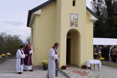 FOTO Mrzljak blagoslovio kapelu u Goruševnjaku, koju je izgradila obitelj Tomašec