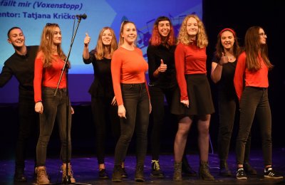 FOTO Srednjoškolci iz cijele Hrvatske u kazalištu pokazali kako se glumi i pjeva na njemačkom jeziku