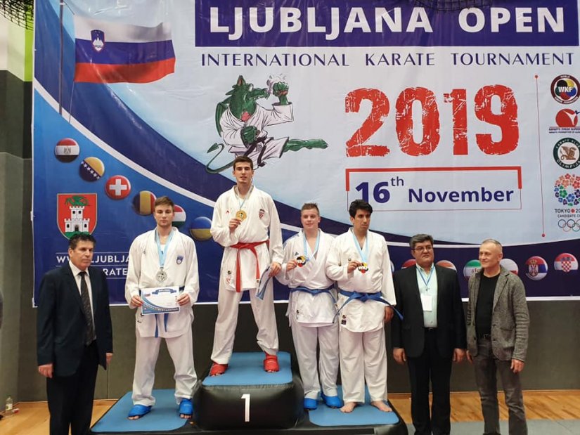 Dvije zlatne medalje za Enesa Garibovića na Ljubljani Openu
