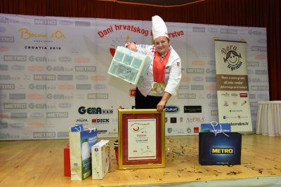 FOTO: Sandra Jadek proglašena Slastičarskom prvakinjom Hrvatske na 13. Danima hrvatskog kulinarstva