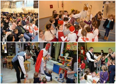 FOTO Sv. Nikola stigao i u Općinu Trnovec Bartolovečki i mališanima u školi i vrtiću donio pregršt darova
