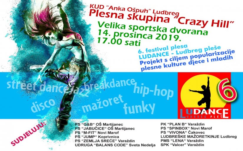 Sutra 6. festival plesa “LUDANCE – Ludbreg pleše”