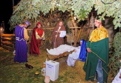 Na Badnjak u Prigorcu živim jaslicama uprizoreno rođenje Isusa