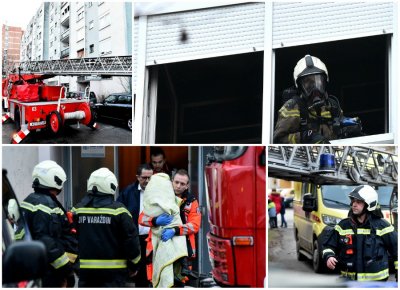 Požar u Trakošćanskoj u Varaždinu: gorio stan, susjedi izvukli djevojčicu