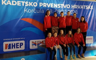 Ekipa PK Barok koja je nastupila na PH za kadete na Korčuli