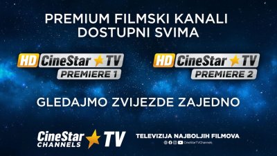 Tijekom travnja besplatno otključani premijerni kanali CineStar TV Premiere 1 i CineStar TV Premiere 2