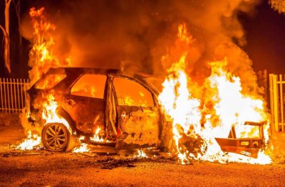 Zapaljenje automobila u Novom Marofu srećom prošlo bez ozlijeđenih osoba