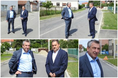 Predrag Štromar i Zvonko Šamec obišli su dvije novouređene ulice u naselju Trnovec