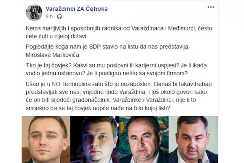 Kandidatima na SDP-ovoj listi nezadovoljni istaknuti članovi, ali i Varaždinci koji su za Čehoka!?