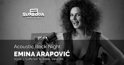 Ove subote koncert Emine Arapović u caffe baru Sloboda