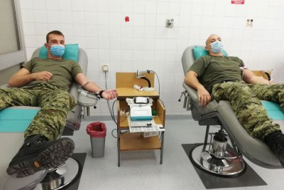 Pripadnici Puma sudjelovali u akciji darivanja krvi u u OB Varaždin