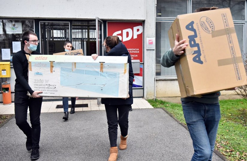 FOTO: SDP-ovci prikupili i poslali potrepštine za stradale u potresu