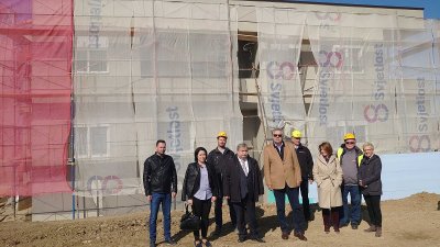 Direktor APN-a Dragan Hristov u obilasku POS izgradnje u Cestici