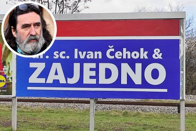 Slogan kampanje aktualnog gradonačelnika Ivana Čehoka: Zajedno!