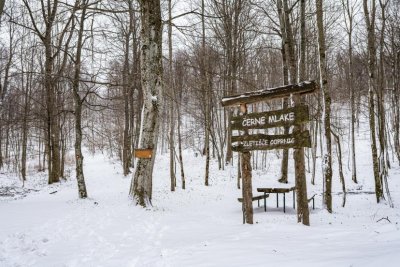 FOTO Današnji snijeg zabijelio Ivanščicu