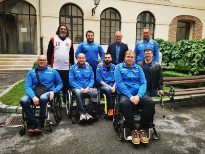 Gradonačelnik Čehok primio igrače Košarkaškog kluba invalida Varaždin