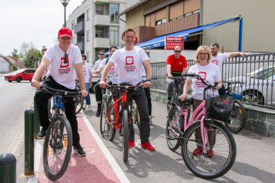 Na Praznik rada SDP-ov kandidat za varaždinskoga gradonačelnika obišao grad - biciklom