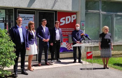 Europarlamentarka Biljana Borzan u Varaždinu podržala SDP-ove kandidate
