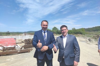 Ministar Butković obišao radove na istočnoj obilaznici u Novom Marofu