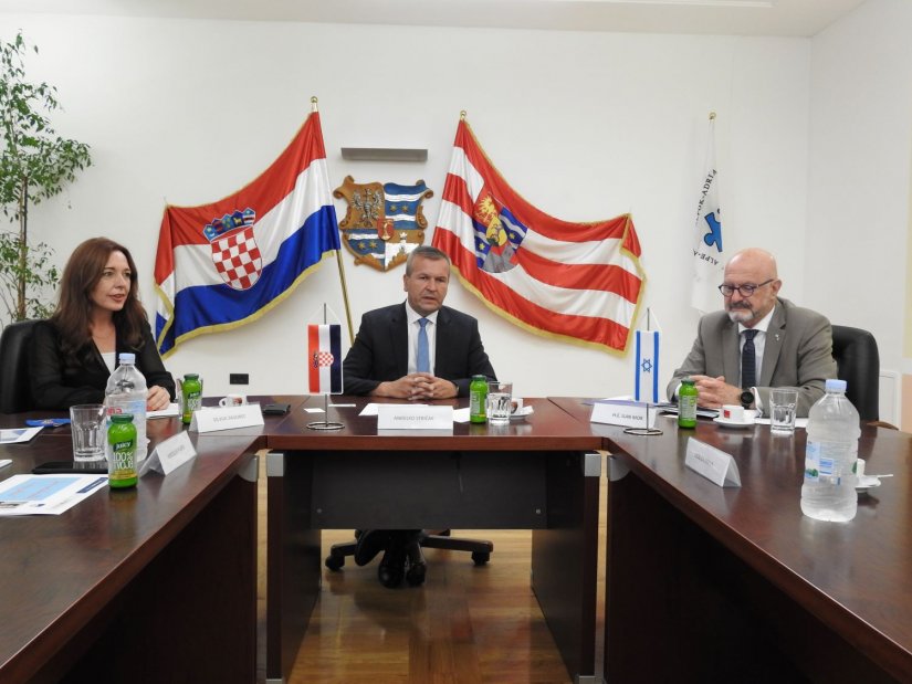 Župan Anđelko Stričak sa suradnicima priredio prijem za veleposlanika Izraela