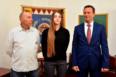 Varaždinski gradonačelnik Neven Bosilj primio dvostruku juniorsku svjetsku prvakinju
