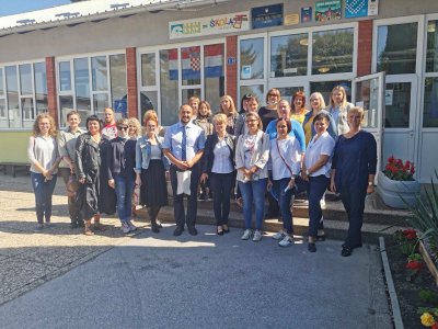 Posjet djelatnika partnerske škole – Osnovne škole Viktorovac iz Siska
