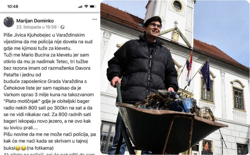 IPAK SE KREĆE Dominko osuđen zbog uvreda M. Bucine na Facebook grupi “Varaždinsko smeće”