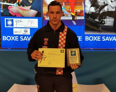 Luka Sakač brončani sa Europskog prvenstva u savateu u Belgiji