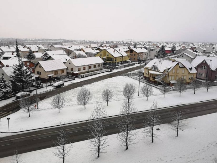 Snijeg zabijelio grad: nismo imali bijeli Božić, ali zato imamo bijelo Štefanje!