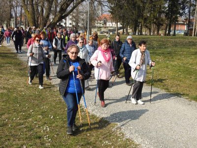 Nordijski hodači zaželjeli dobrodošlicu proljeću na proljetnom festivalu u Ludbregu